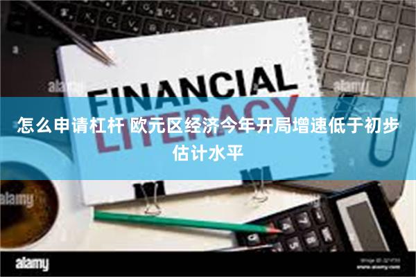 怎么申请杠杆 欧元区经济今年开局增速低于初步估计水平