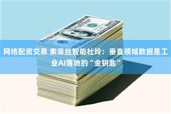 网络配资交易 索菲丝智能杜玲：垂直领域数据是工业AI落地的“金钥匙”